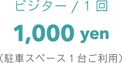 ビジター/ 1 回